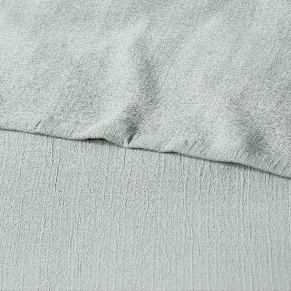 King Luxe Matelasse Coverlet Light Teal Green -‎ Threshold